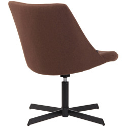 Sedia da Lounge Granby marrone