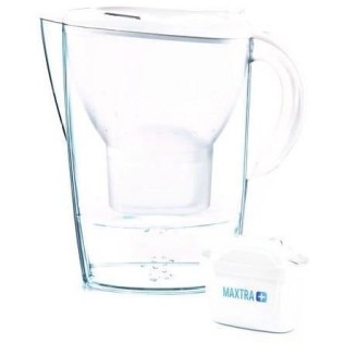 Carafe filtrante - BRITA - MARELLA - Blanc - 6 filtres MAXTRA +