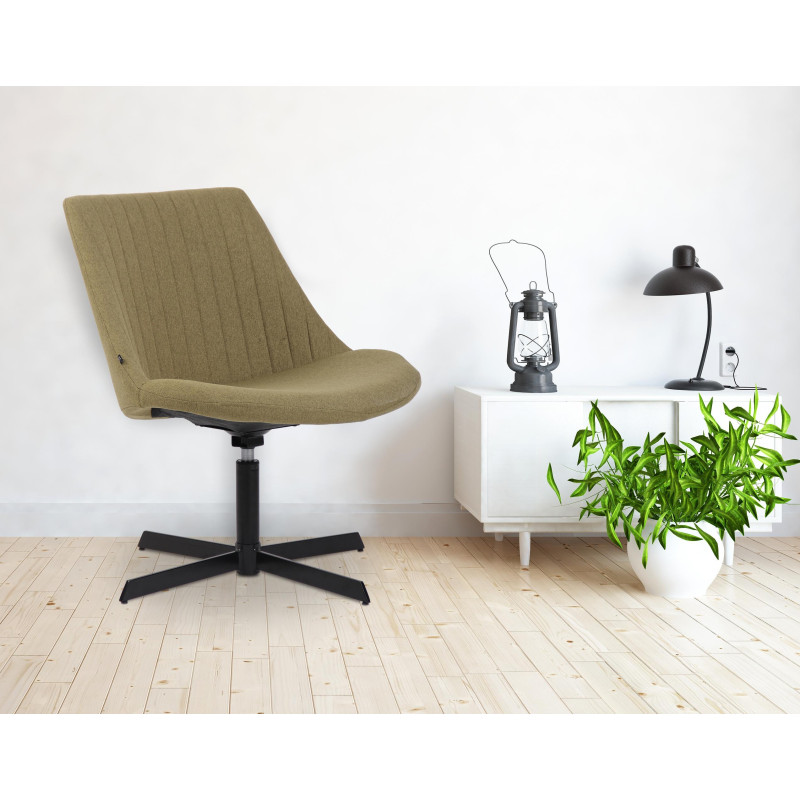 Fauteuil à oreille Granby verte