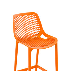 Lot de 2 tabourets de bar Air orange