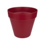 ELHO Pot de fleurs rond avec roues Loft Urban - Ш 40 cm - Fruits rouges