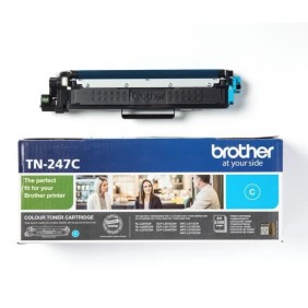 Toner cyan haute capacité - BROTHER - TN247C - 2300 pages