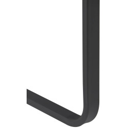 Fauteuil à oreille Manea tissu gris foncé