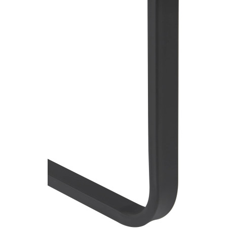 Fauteuil à oreille Manea tissu gris foncé