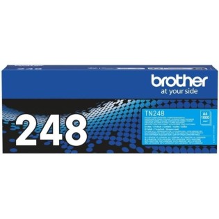 Toner standard - BROTHER - TN248C - Cyan - 1000 pages