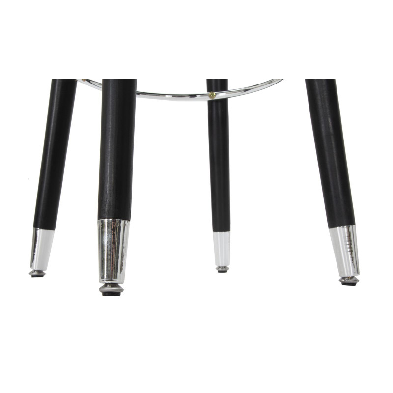 Tabouret de bar PARIS bleu argent – Style Glam Chic pour un intérieur élégant et moderne