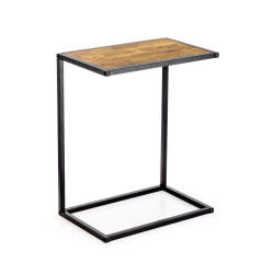 Table d'appoint Confortime Marron Noir 40 x 25 x 50 cm (3 Unités)