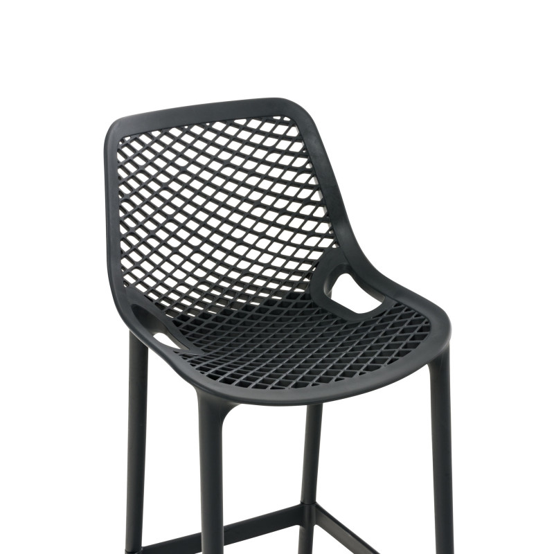Set di 2 sgabelli da bar Air, grigio scuro
