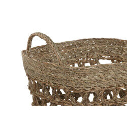Set de basket Home ESPRIT Naturel Herbier marin Tropical (3 Pièces)