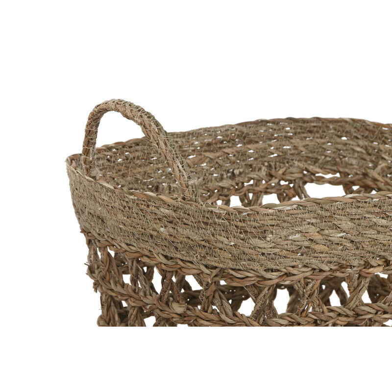 Set de basket Home ESPRIT Naturel Herbier marin Tropical (3 Pièces)