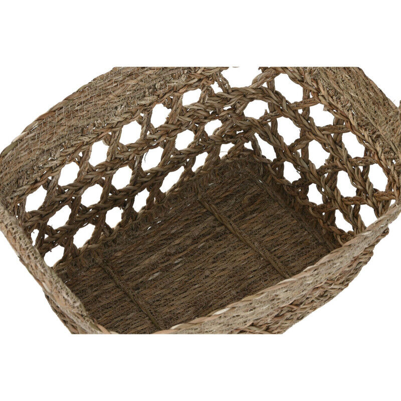 Set de basket Home ESPRIT Naturel Herbier marin Tropical (3 Pièces)