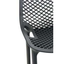 Set di 2 sgabelli da bar Air, grigio scuro