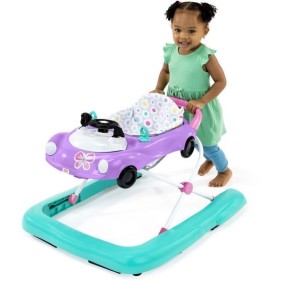 BRIGHT STARTS Trotteur 3 en 1, petit bolide, 3 modes de jeux évolutifs, violet