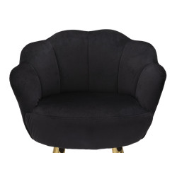 Tabouret de bar VIENNA noir – Design Glam Chic et assise haut de gamme