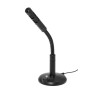 Microphone sur pied Bluestork FLEXI MIC - Micro flexible avec technologie d'annulation du bruit ambiant