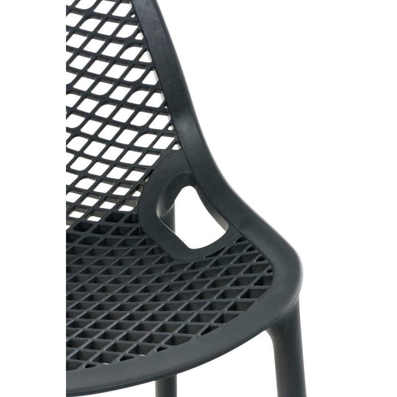 Set di 2 sgabelli da bar Air, grigio scuro