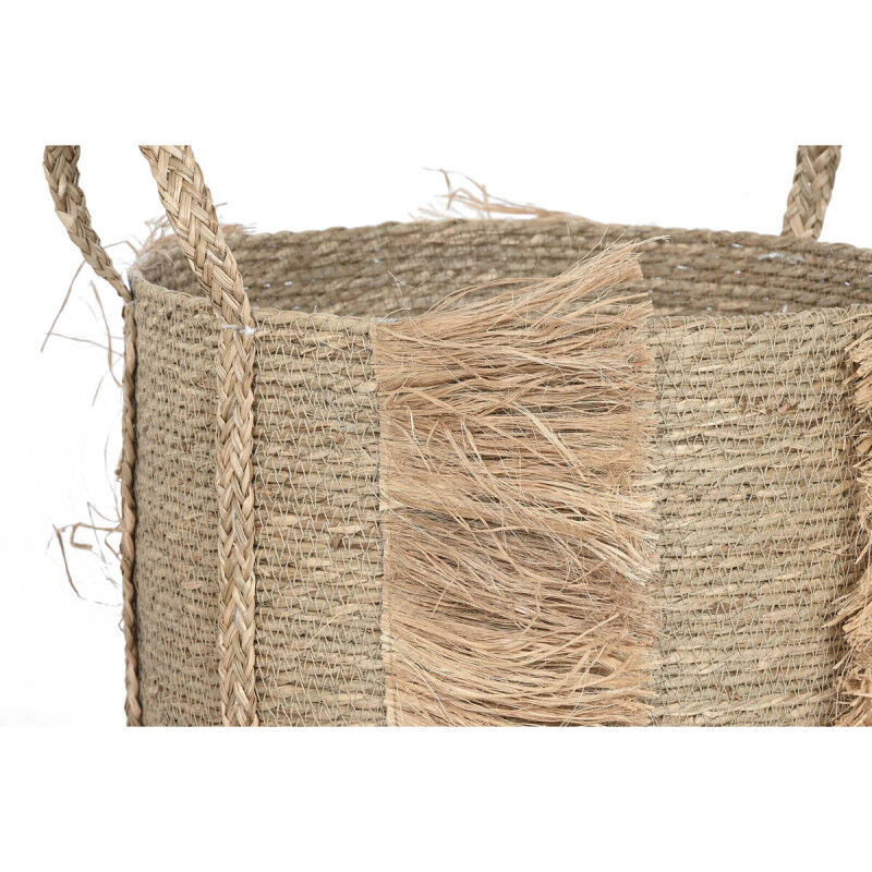 Set de basket Home ESPRIT Naturel Herbier marin Tropical (2 Pièces)