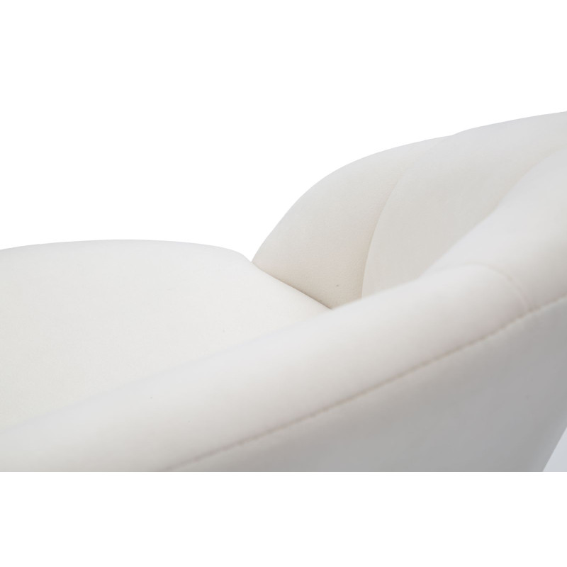 Tabouret de bar PRAGUE crème – Élégance intemporelle et charme Glam