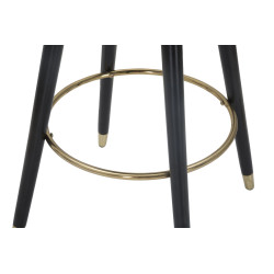 Tabouret de bar PRAGUE crème – Élégance intemporelle et charme Glam