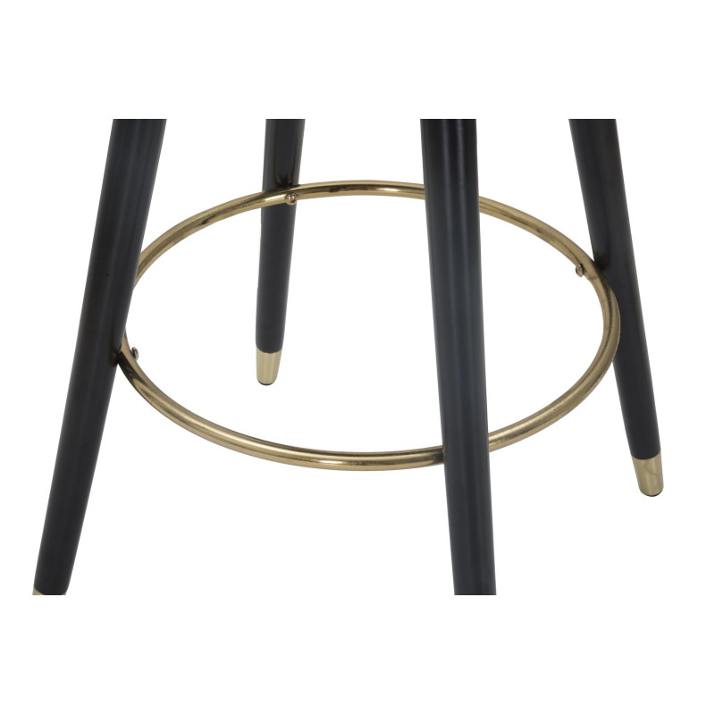 Tabouret de bar PRAGUE crème – Élégance intemporelle et charme Glam