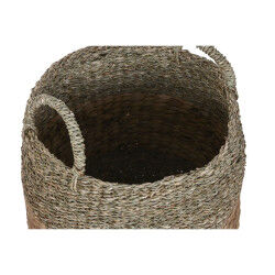Set de basket Home ESPRIT Naturel Jacinthe d'eau Tropical (3 Pièces)