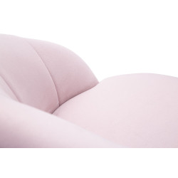 Tabouret de bar PRAGUE rose – Finition élégante et confort luxueux