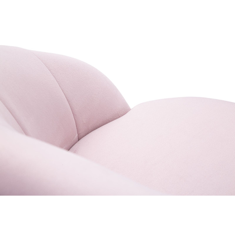 Tabouret de bar PRAGUE rose – Finition élégante et confort luxueux