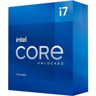 INTEL - Processeur Intel Core i7-11700 - 8 coeurs / 4,9 GHz - Socket 1200 - 65W