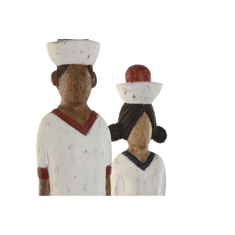 Figurine Décorative Home ESPRIT Multicouleur 10 x 10 x 59 cm (2 Unités)