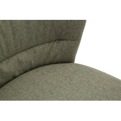 Tabouret de bar LOSANNA vert – Lot de 2, style Glam élégant et moderne