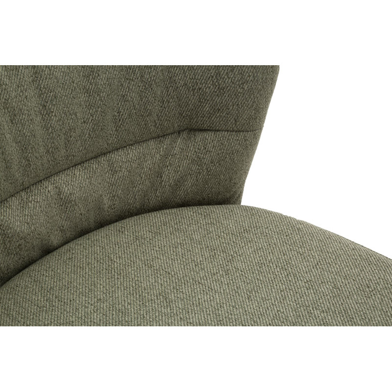 Tabouret de bar LOSANNA vert – Lot de 2, style Glam élégant et moderne