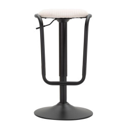 Tabouret de bar réhausseur DESTINY blanc – Design moderne et hauteur réglable pour cuisine contemporaine