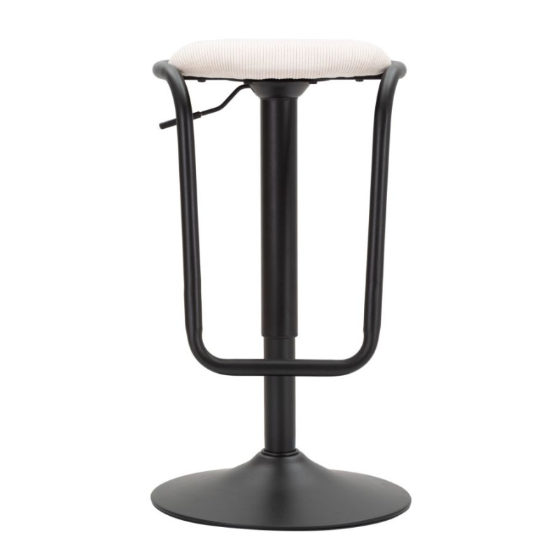 Tabouret de bar réhausseur DESTINY blanc – Design moderne et hauteur réglable pour cuisine contemporaine