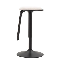 Tabouret de bar réhausseur DESTINY blanc – Design moderne et hauteur réglable pour cuisine contemporaine