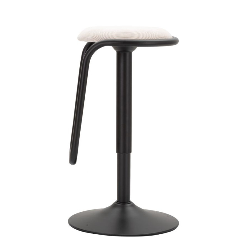 Tabouret de bar réhausseur DESTINY blanc – Design moderne et hauteur réglable pour cuisine contemporaine