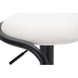 Tabouret de bar réhausseur DESTINY blanc – Design moderne et hauteur réglable pour cuisine contemporaine