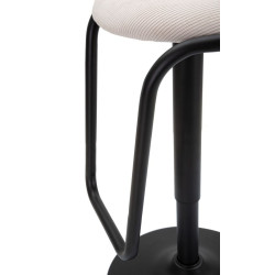 Tabouret de bar réhausseur DESTINY blanc – Design moderne et hauteur réglable pour cuisine contemporaine
