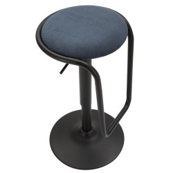 Tabouret de bar réhausseur DESTINY navy – Style moderne et confort ajustable