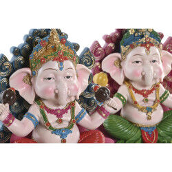 Figurine Décorative Home ESPRIT Multicouleur Indien 18 x 10 x 21 cm (2 Unités)