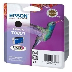 EPSON Cartouche d'encre T0801 Noir - Colibri  (C13T08014011)