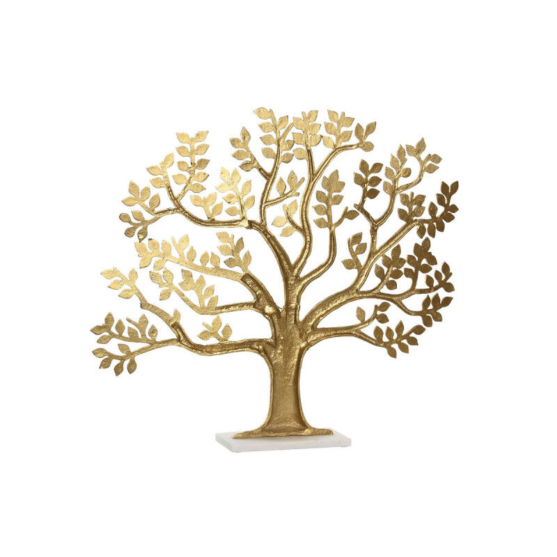 Figurine Décorative Home ESPRIT Blanc Doré Arbre 76 x 10 x 68 cm