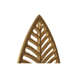 Figurine Décorative Home ESPRIT Blanc Doré Feuille d'une plante 19 x 7,5 x 62 cm