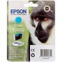 EPSON Cartouche d'encre T0892 Cyan - Singe (C13T08924011)