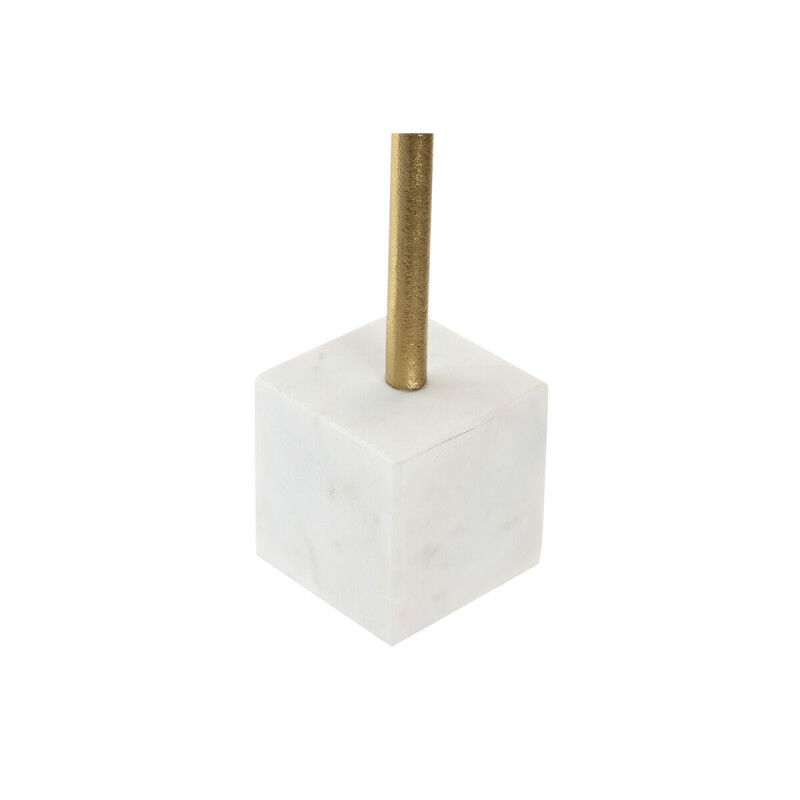 Figurine Décorative Home ESPRIT Blanc Doré Feuille d'une plante 19 x 7,5 x 62 cm