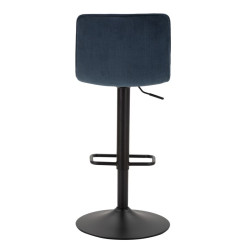 Tabouret de bar relevable haut bleu marine – Lot de 2, confort réglable et style moderne chic