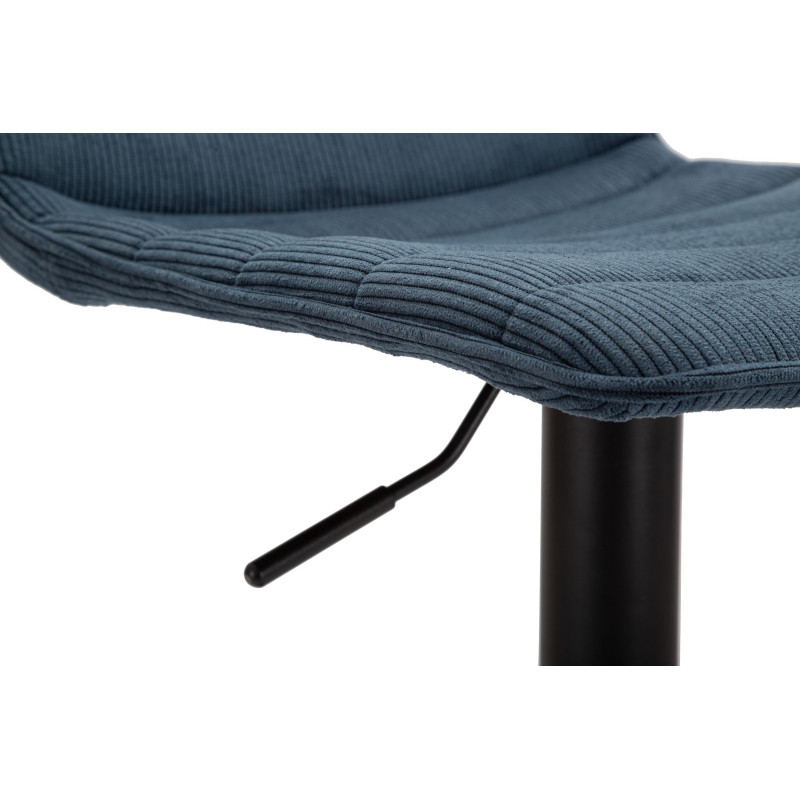 Tabouret de bar relevable haut bleu marine – Lot de 2, confort réglable et style moderne chic