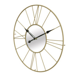 Miroir des Étoiles – Horloge Murale Glam Stick Ø80x6 cm