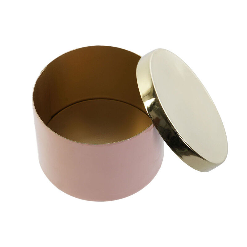 Boîte à bijoux DKD Home Decor Vert Corail Fer 13 x 13 x 9 cm (2 Pièces) (2 Unités)