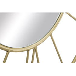 Miroir des Étoiles – Horloge Murale Glam Stick Ø80x6 cm