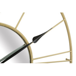 Miroir des Étoiles – Horloge Murale Glam Stick Ø80x6 cm